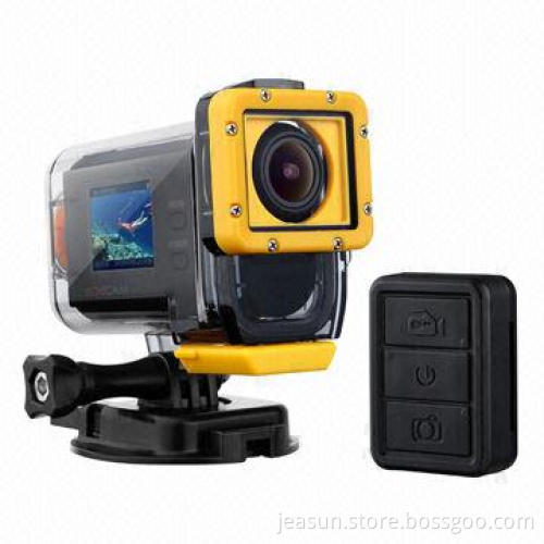 1080P Bicycle Helmet Camera with 1.5-inch LCD, RF Bidirectional Remote